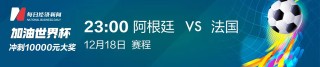 法国VS阿根廷，谁夺冠更赚钱？美国宣布核聚变取得重大突破，专家：距离发电还早；马斯克成特斯拉最大空头；华尔街投行降薪裁员